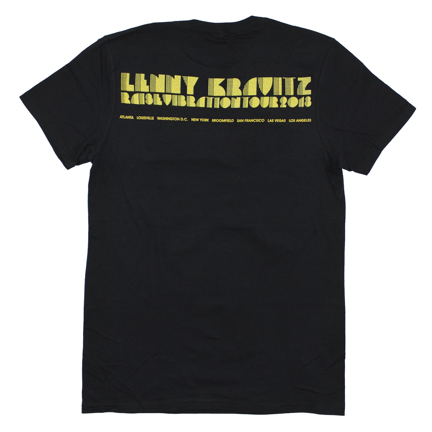 Men's Lenny Kravitz Raise Vibration Tour 2018 T-shirt Small Black gallery