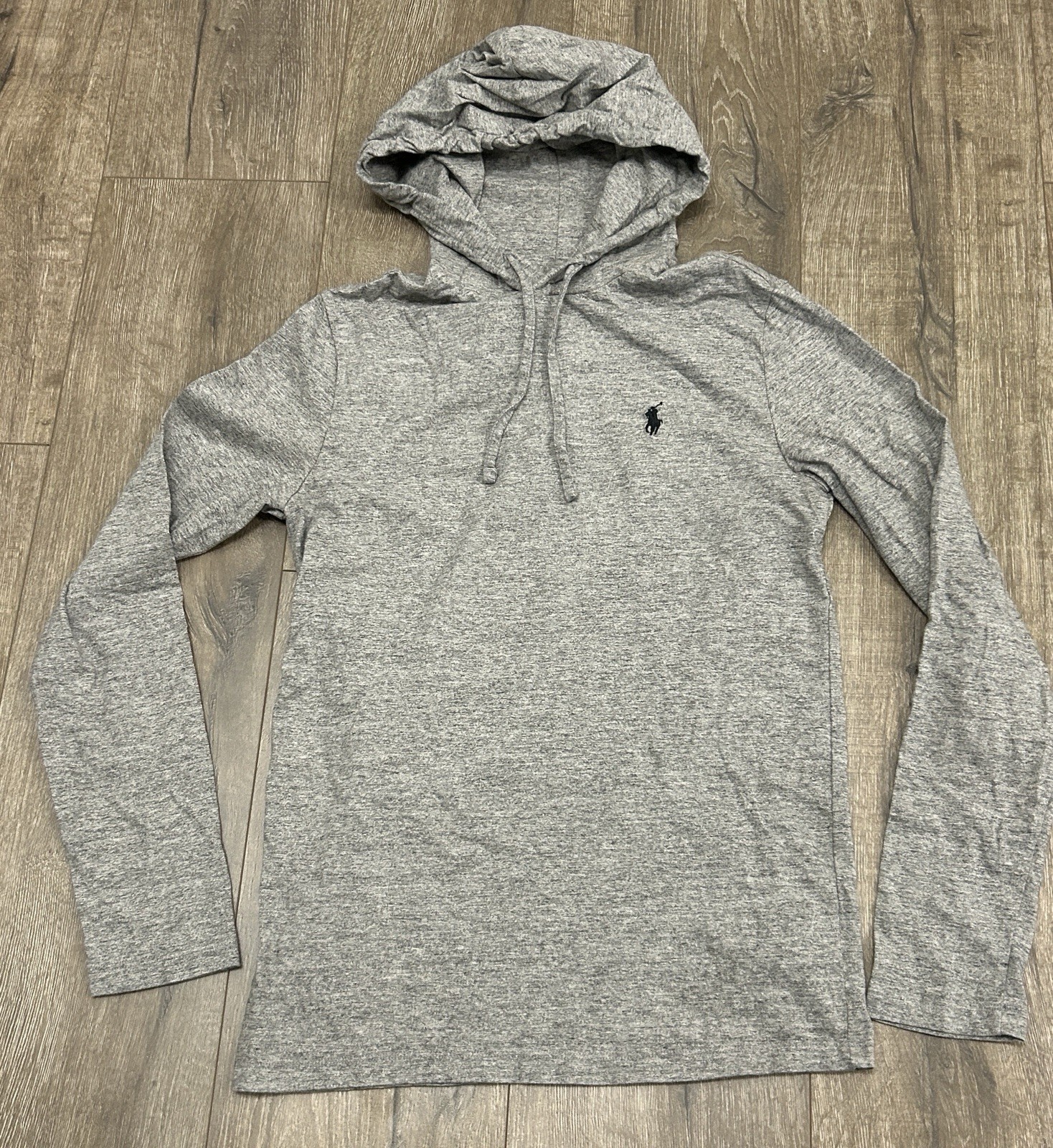 Polo Ralph Lauren Mens XS Hooded T-Shirt Gray Long Sleeve gallery