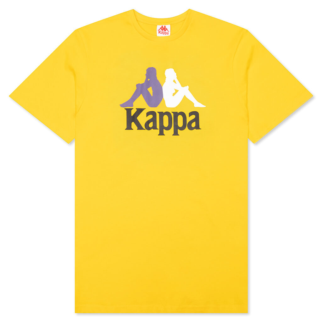 Kappa Men’s Authentic Estessi T-Shirt Dark Yellow 304KPT0-A3X Medium