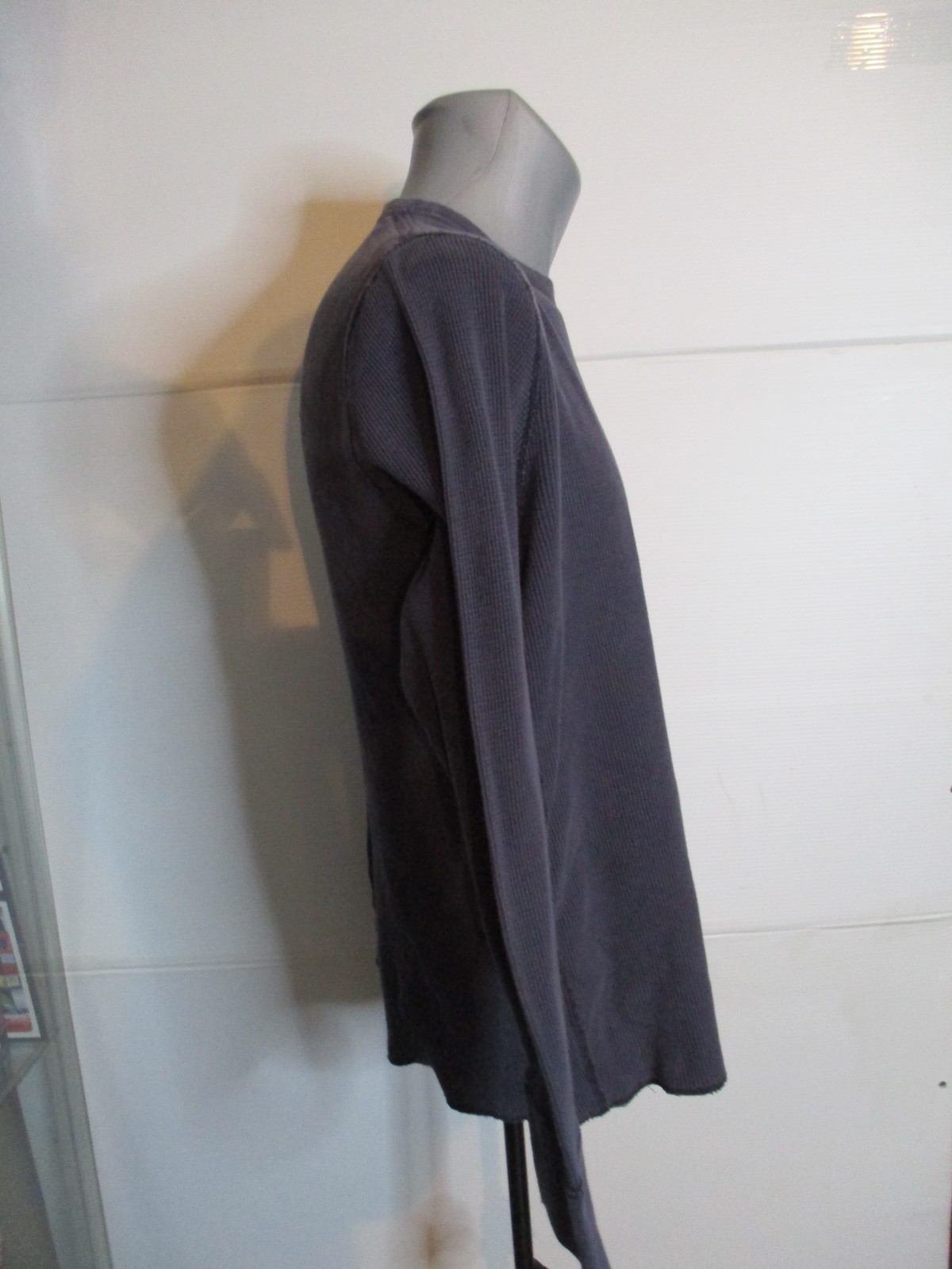 American Eagle Thermal Long Sleeve XL Navy Blue Knit Retro y2k distressed gallery