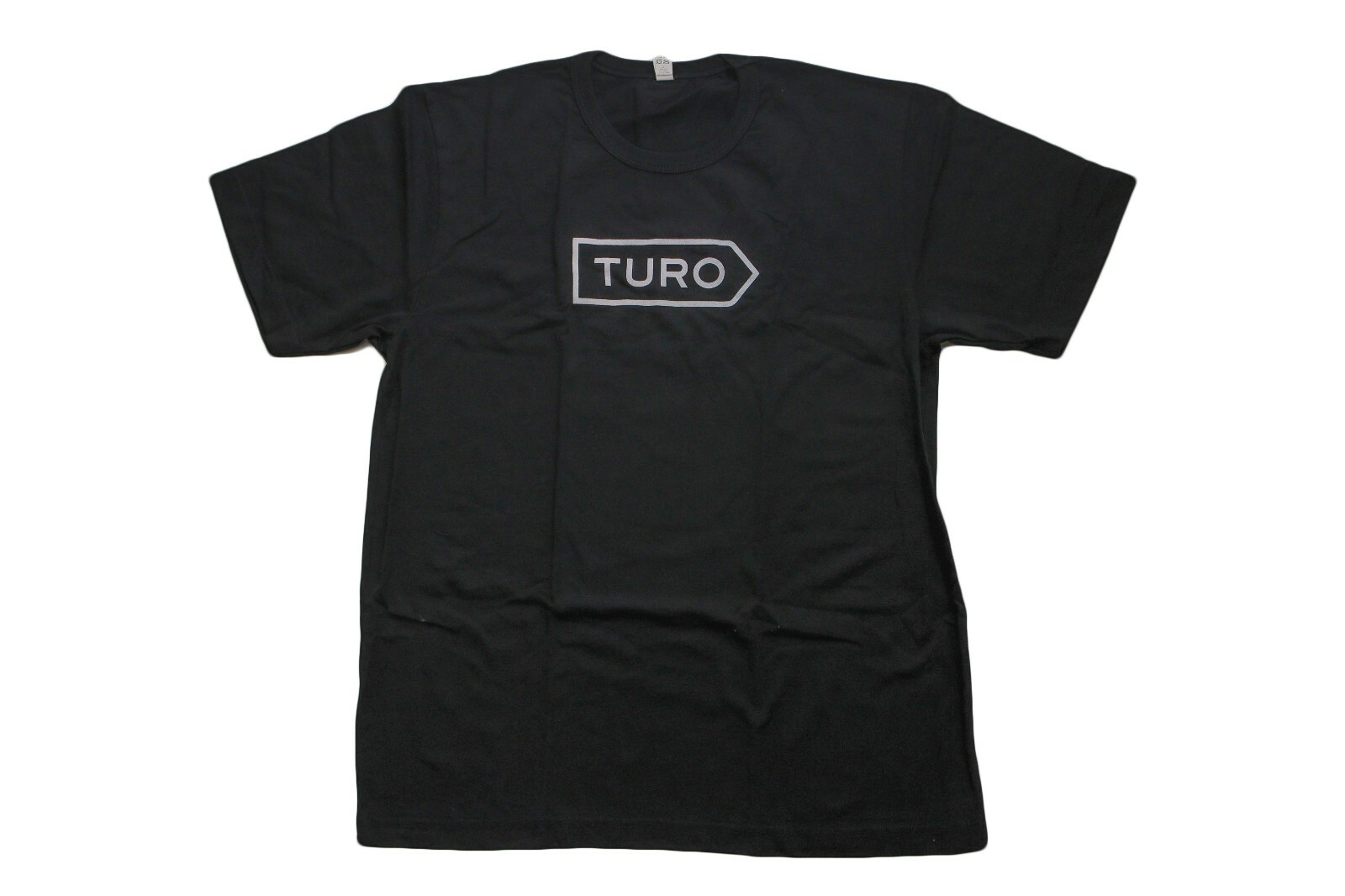 Black Turo T Shirt Made In The United States Size Large Cotton Poly 100% Recycle gallery
