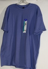 Gildan Mens G500 Solid Heavy Cotton Plain Short Sleeve Violet Casual Fit T-Shirt