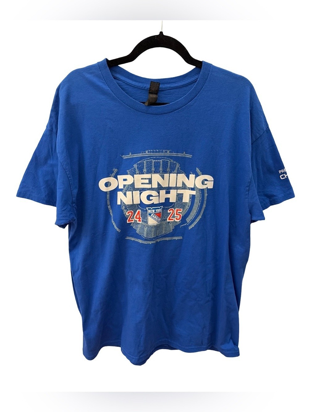 New York Rangers Opening Night 2024-2025 Heavy Cotton NHL Blue Men’s T-Shirt XL gallery