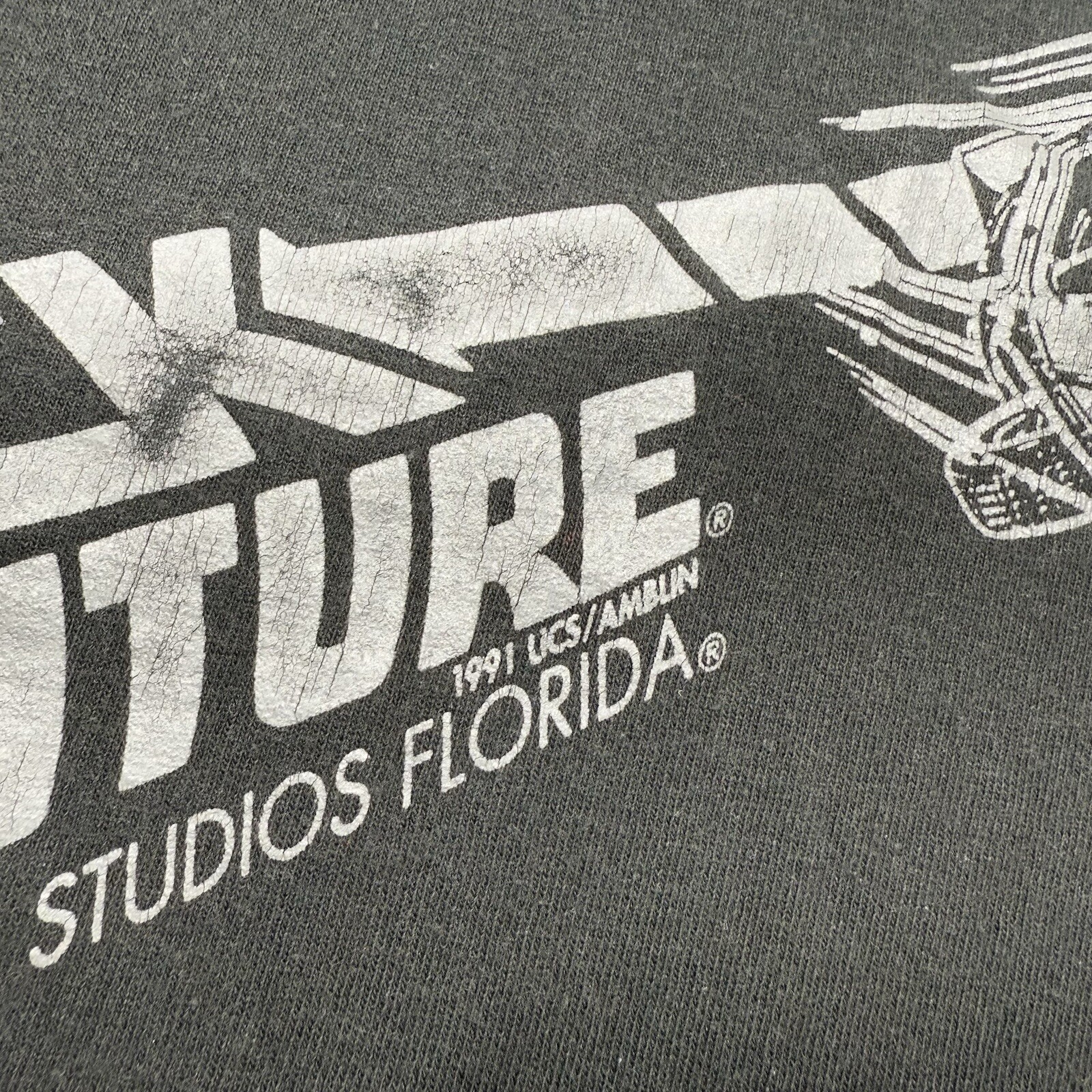 Vintage Back To The Future Shirt Mens 90s Single Stitch Universal Studios Sz L gallery