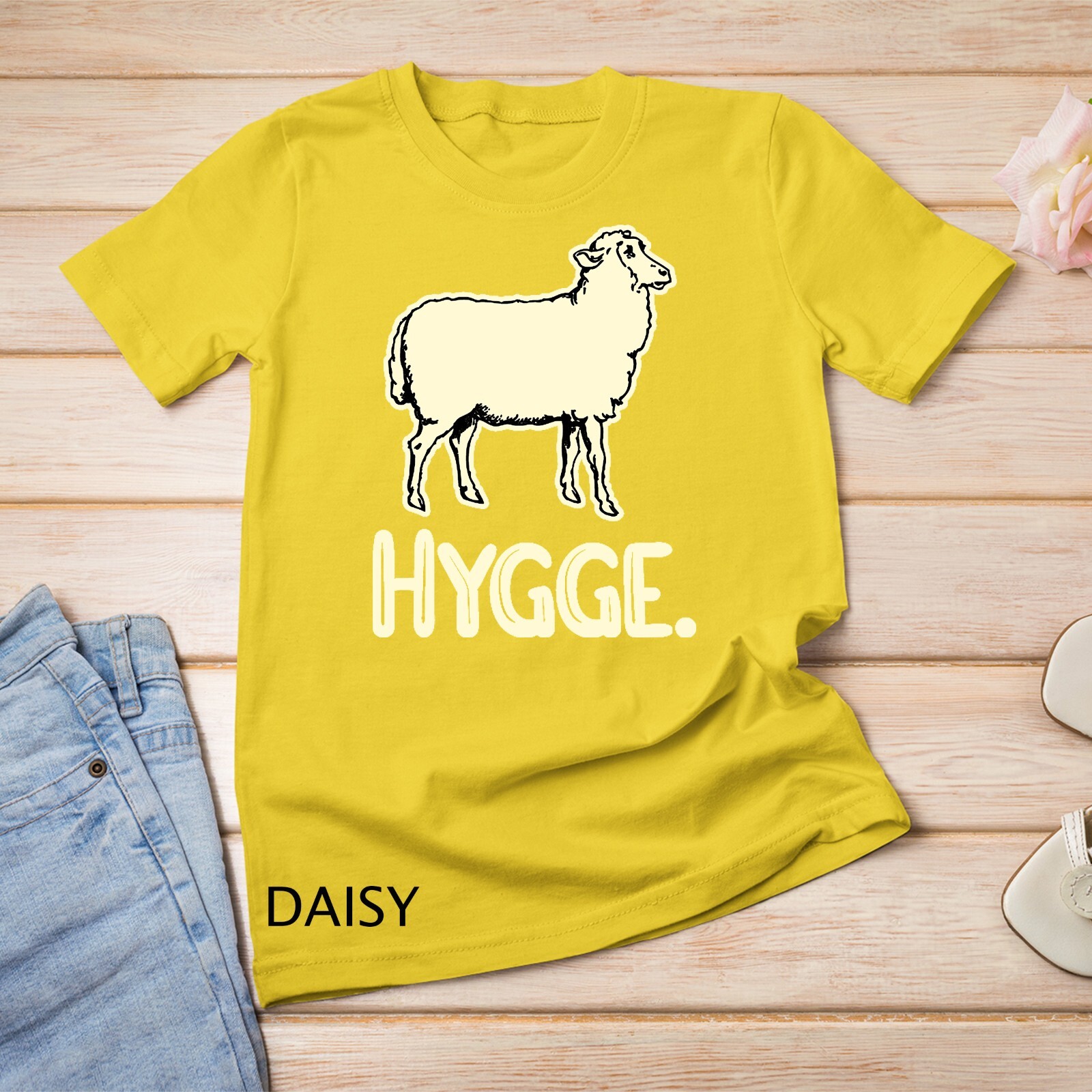 Hygge Sheep Warm and Cozy Tee Unisex T-shirt gallery