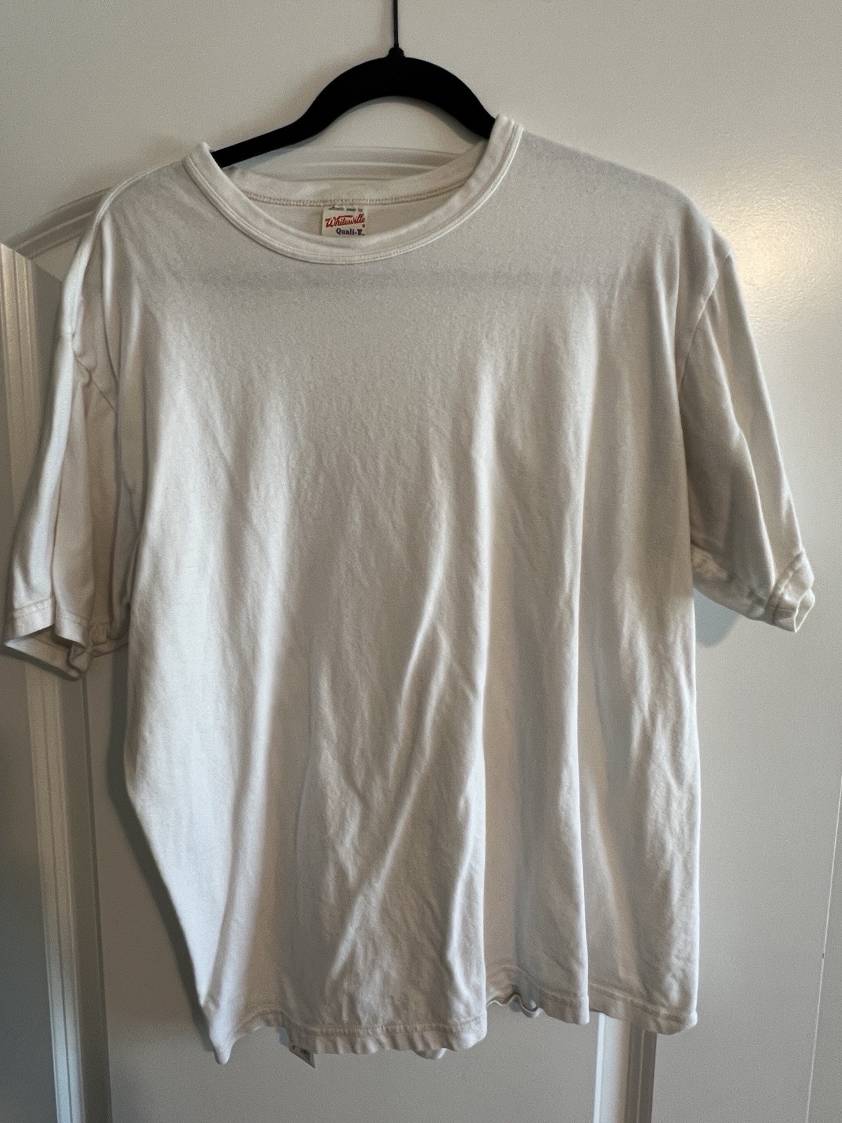 Whitesville Loopwheel T-Shirt White Size XL