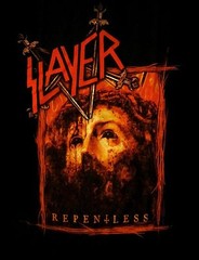 SLAYER cd cvr REPENTLESS – RECTANGLE Official SHIRT MED New reign awaits abyss