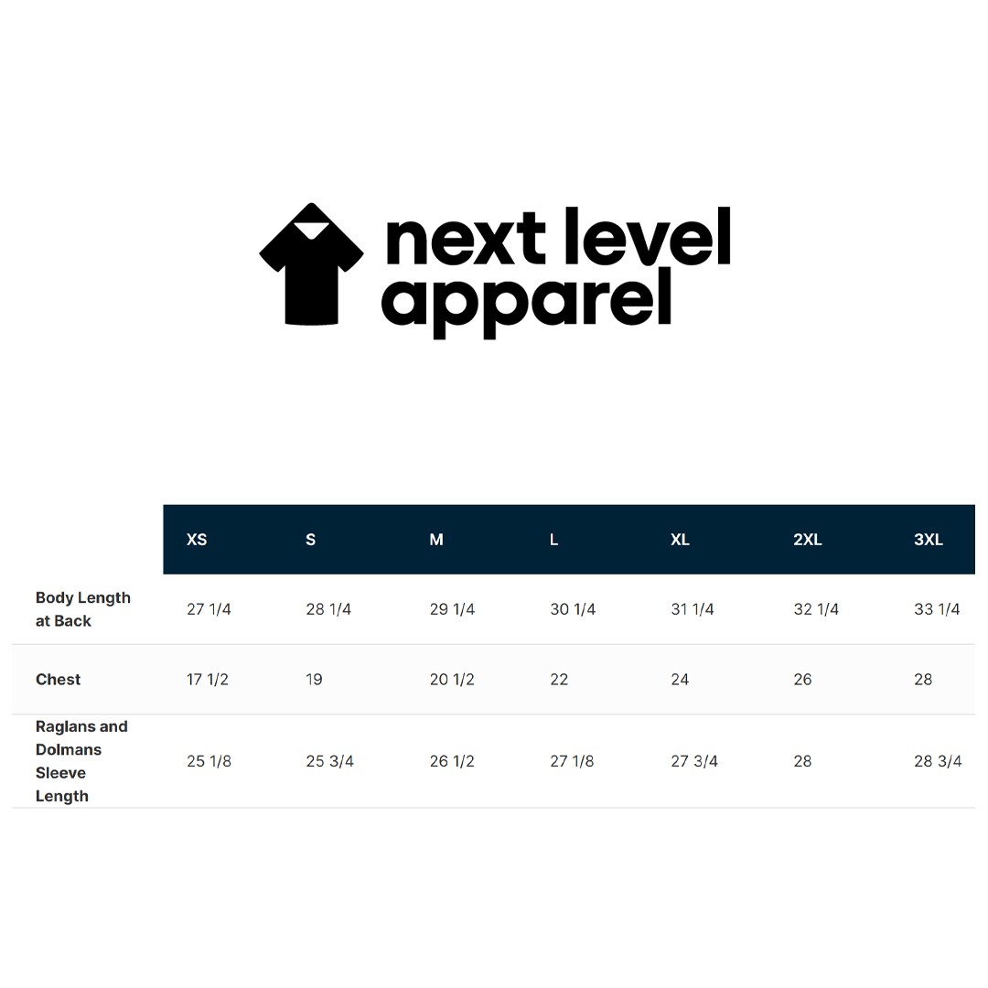 Next Level 6051 Unisex Triblend 3/4 Sleeve Raglan gallery