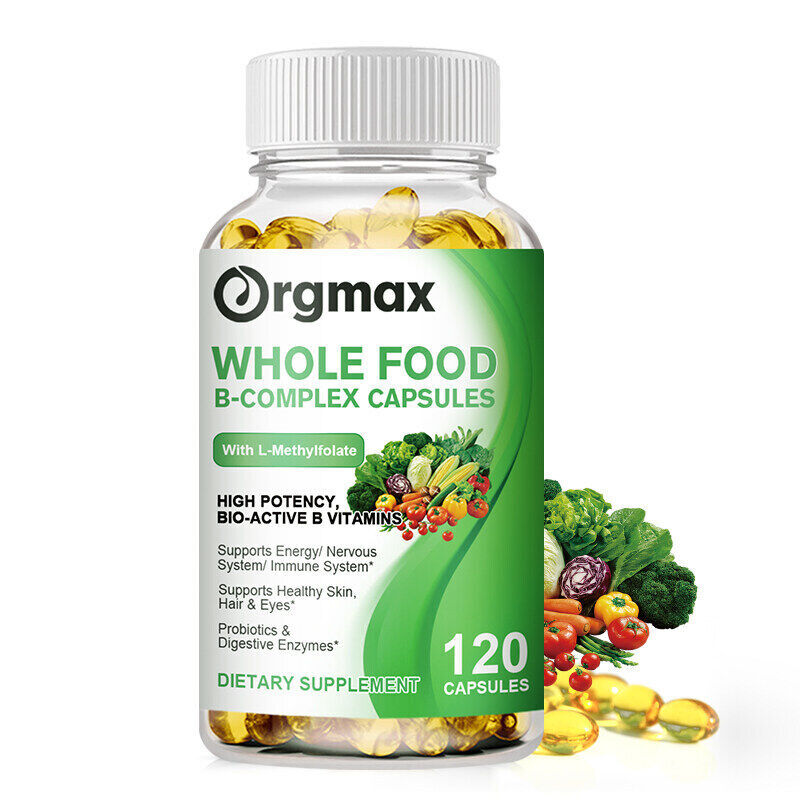 Vitamin B Complex Vitamin B Supplement - B-Complex Vitamins with B12, B6, B9