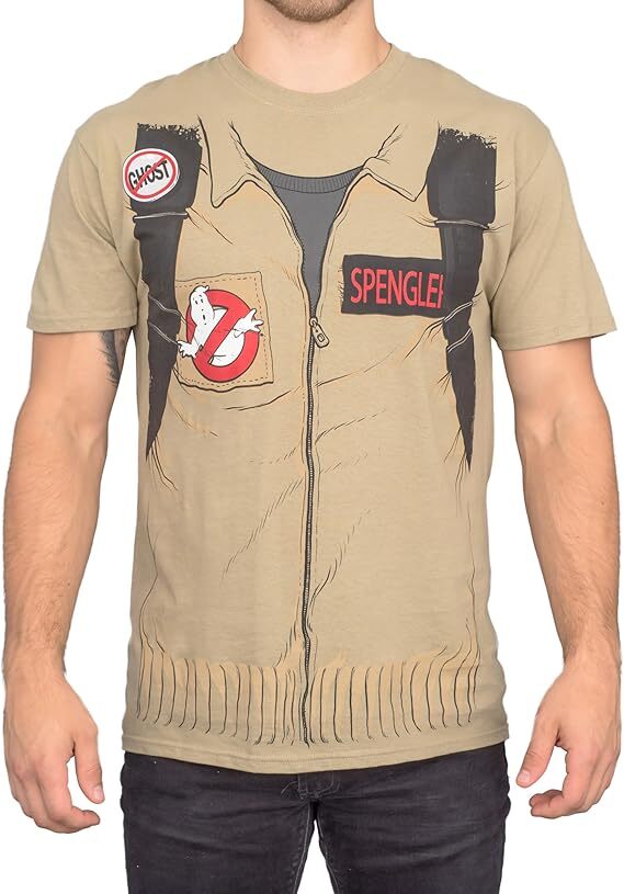 Ghostbusters Halloween Costume Cosplay Adult Short Sleeve T-shirt Back Print gallery