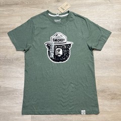 The Landmark Project Smokey The Bear Tshirt Green Unisex Adult Size Medium NWT