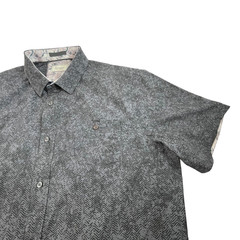 7 Diamonds 4 Way Stretch Ultra Waves Woven Shirt Mens XL Performance Pocket