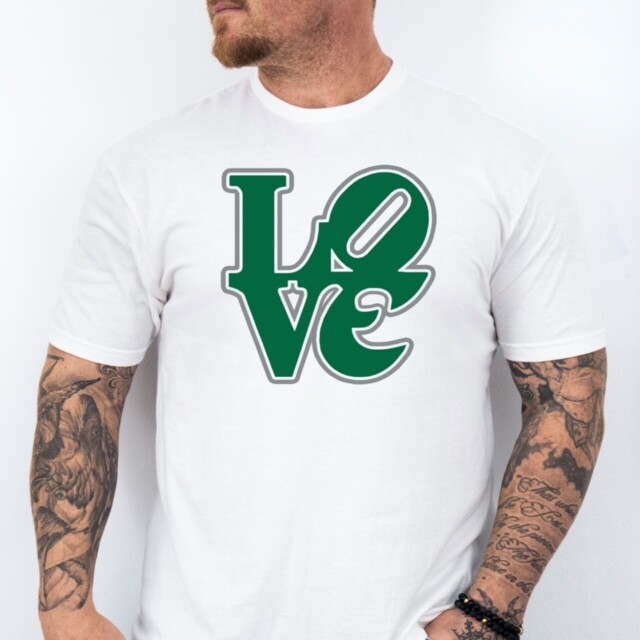 Philly LOVE | Philadelphia Football themed Soft Ring Spun Cotton T-Shirt gallery