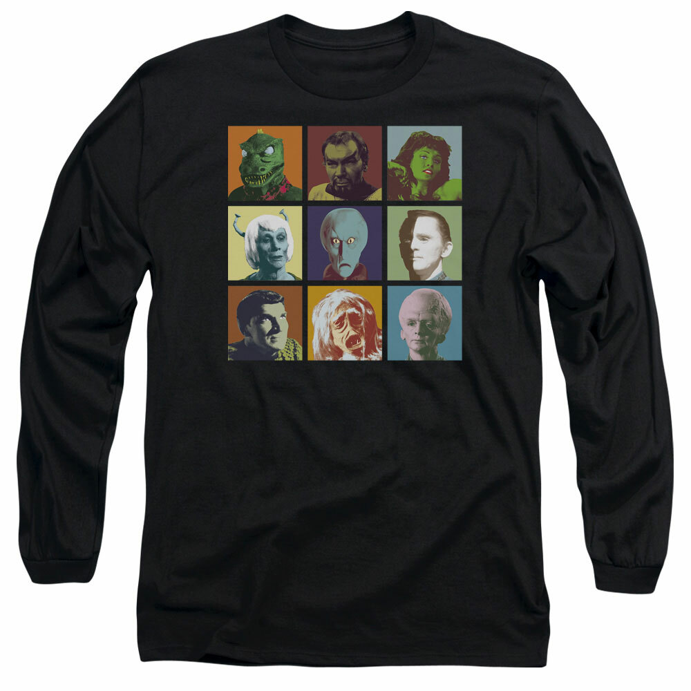 Star Trek Alien Squares Licensed Adult T-Shirt gallery