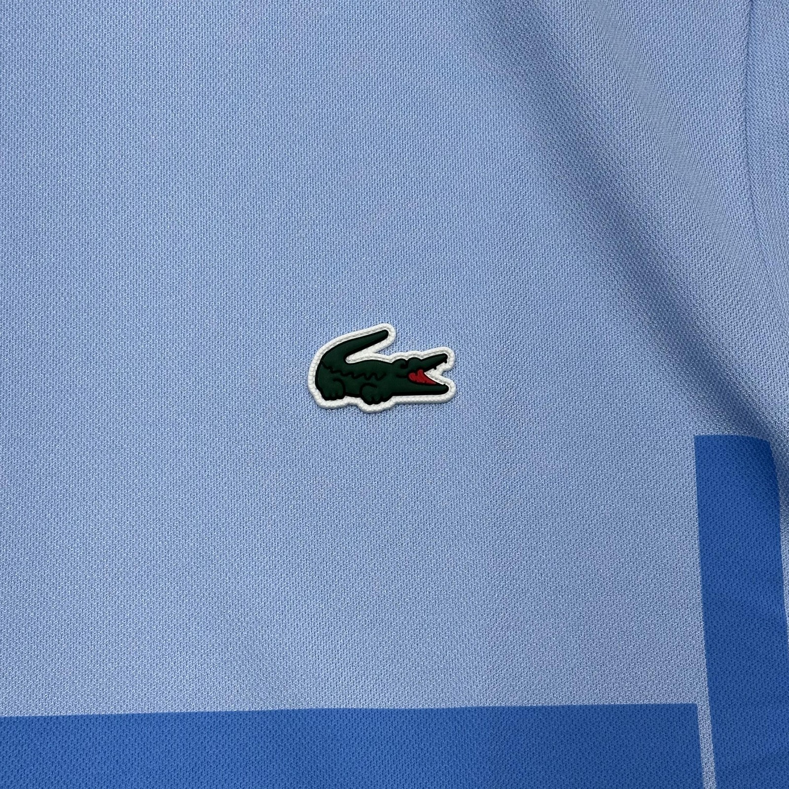 Lacoste Sport x Novak Djokovic Shirt Mens Small Blue Tennis Ultra Dry UPF 50 Tee gallery