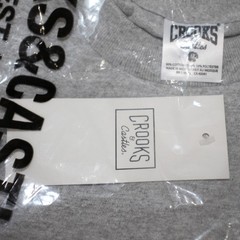 Crooks & Castles Core Logo Heather Gray Longsleeve Tee – Size Medium T-shirt New