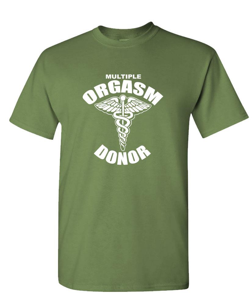 MULTIPLE ORGASM DONOR - Unisex Cotton T-Shirt Tee Shirt gallery