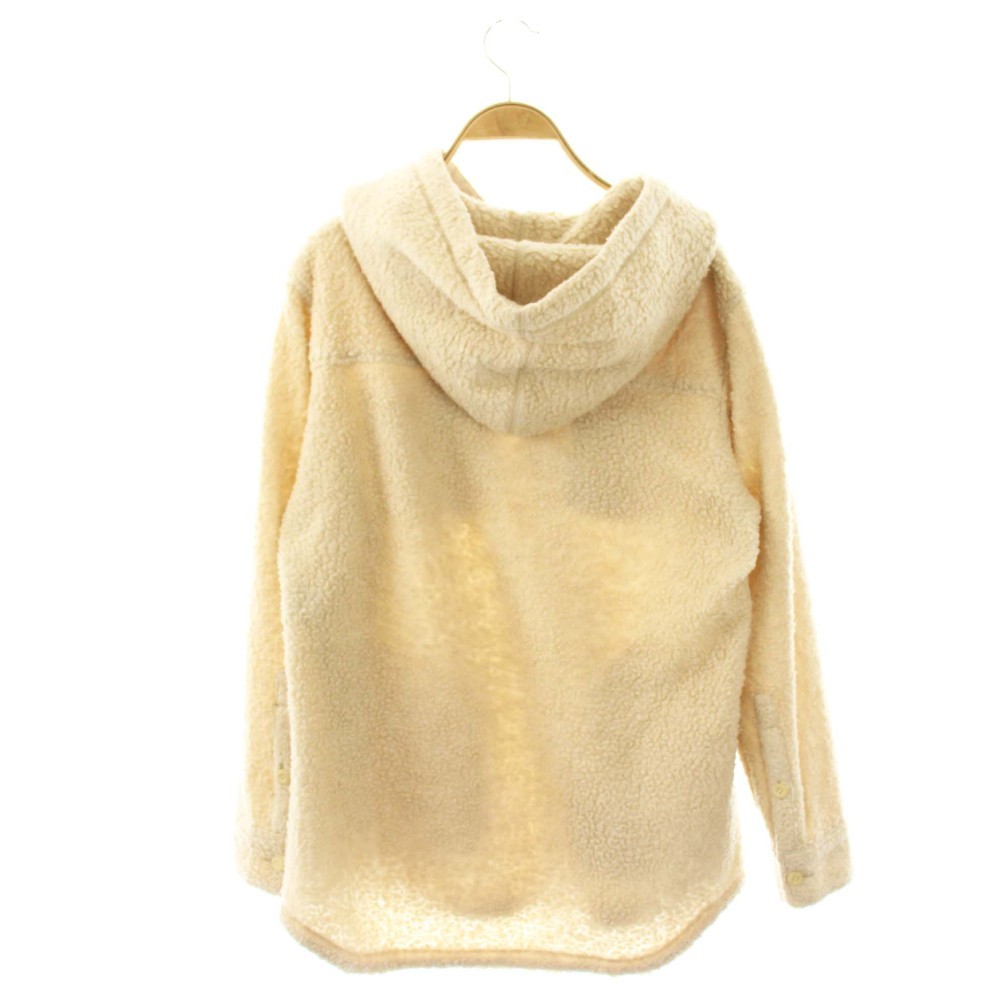 Undercover Beige Wool Blend Hooded Shirt Men's Size 2 B Condition gallery
