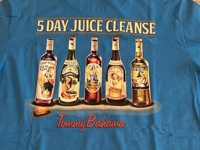 Tommy Bahama Five Day Juice Cleanse T Shirt 2XS NWT gallery