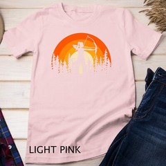 Retro Silhouette Archery Bow Arrow Shoot Target Sports Unisex T-shirt