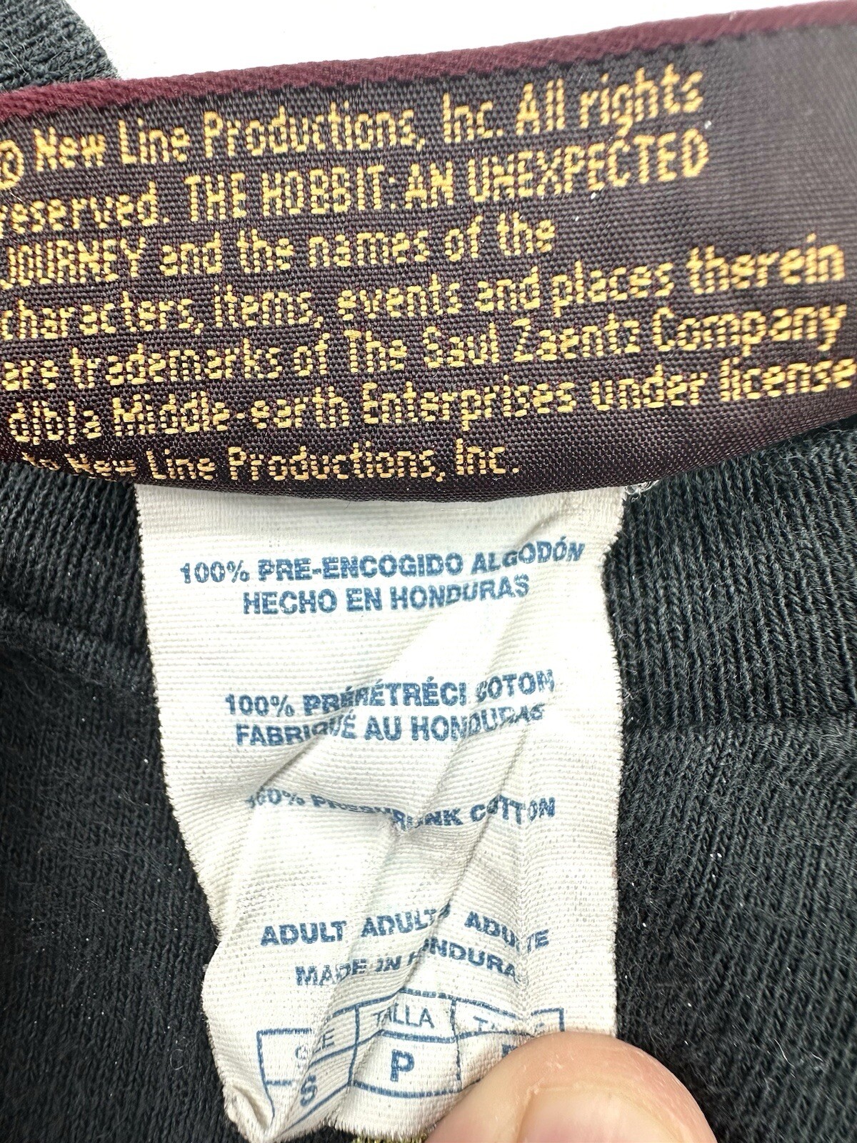 The Hobbit Movie Promo T Shirt An Unexpected Journey Sz Small Black LOTR Gandalf gallery