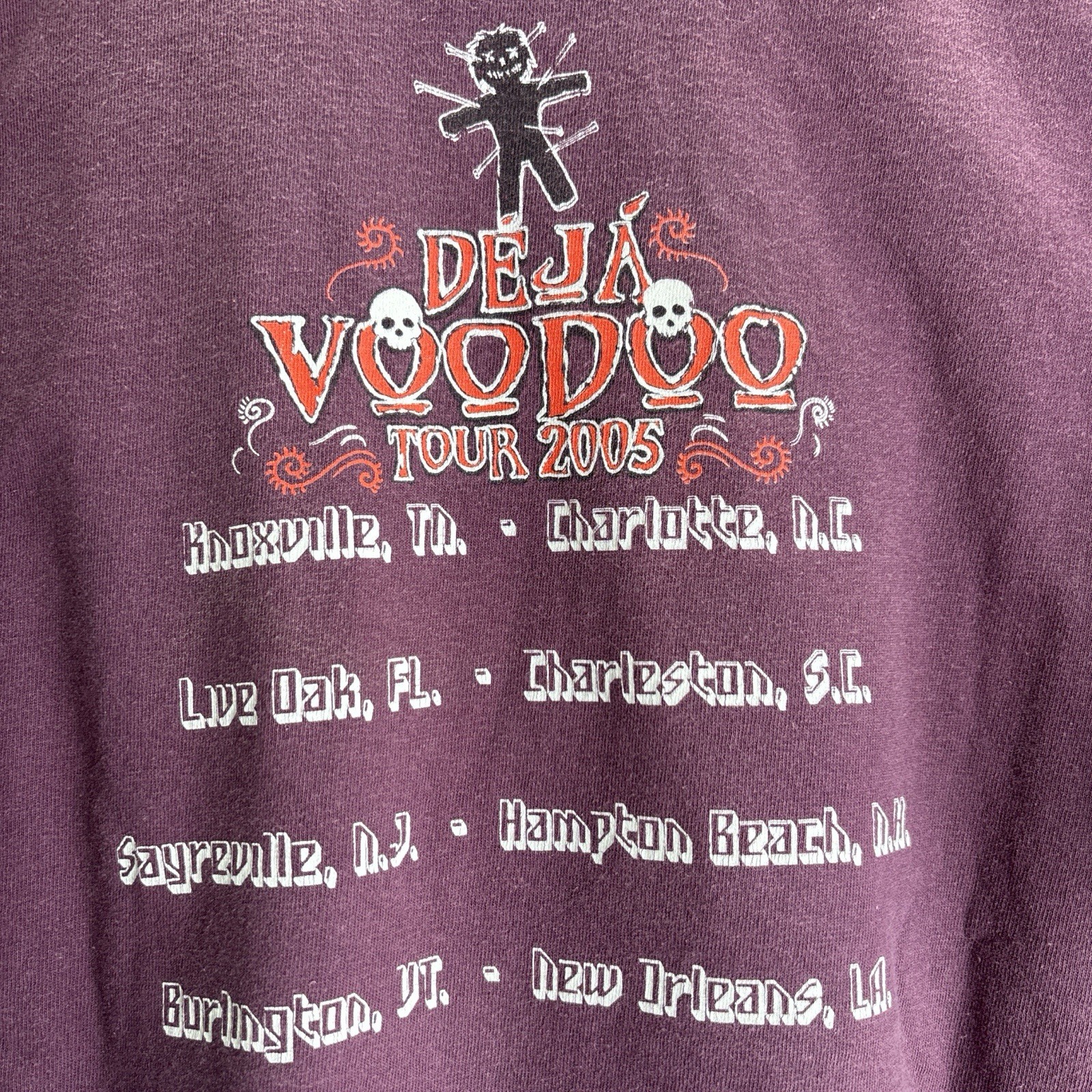 Vintage Y2K Gov't Mule band t-shirt from their 2005 Deja Voodoo Tour size L gallery