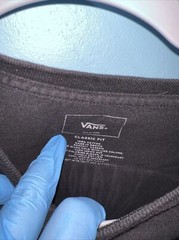 VANS BLACK CLASIC FIT MEDIUM MEN SHIRT