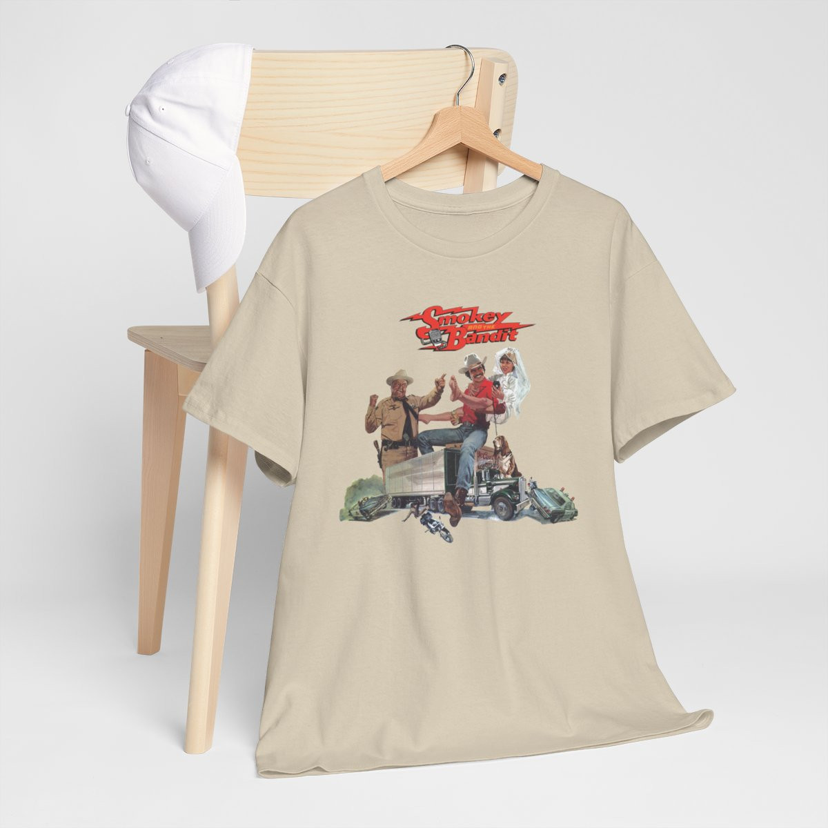 Smokey And The Bandit T Shirt Comedy Film Movie Poster Retro Cool , Unisex shirt gallery