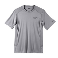 Milwaukee Gen II Men’s Work Skin Extra Large Gray Short-Sleeve T-Shirt
