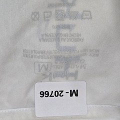 Huk Men Shirt M White Logo Text Activewear Long Sleeve