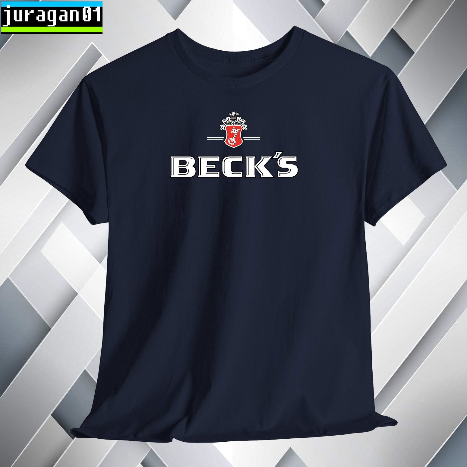 Beck's Brewery German Beer T-Shirt Logo Many Colors Size S to 5XL Made in USA gallery