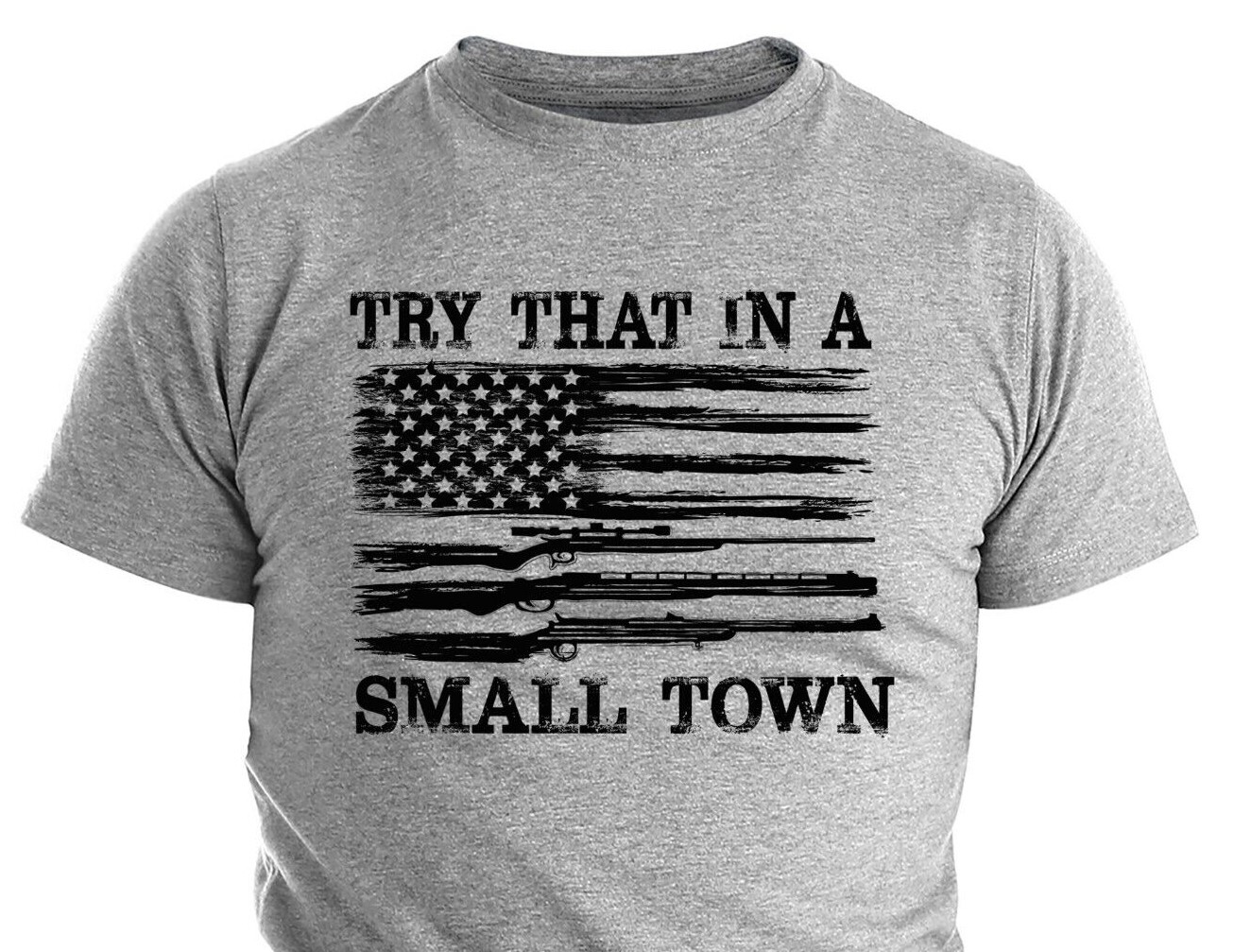 Try That In A Small Town Country Music Political Shirt Patriotic Shirts For Men gallery