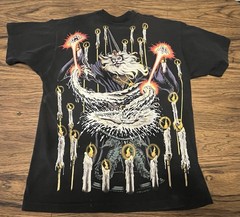 Liquid Blue Vintage Original 1994 Wizard X-Large All Over Print Single Stitch