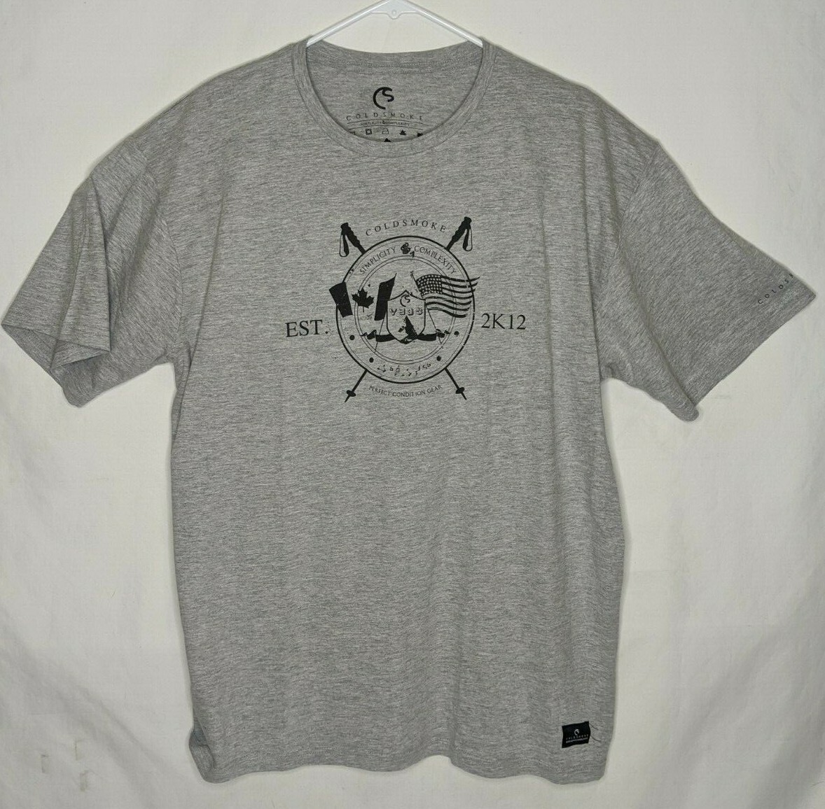 COLDSMOKE Mens TShirt Flag Graphics Perfect condition Gear gallery