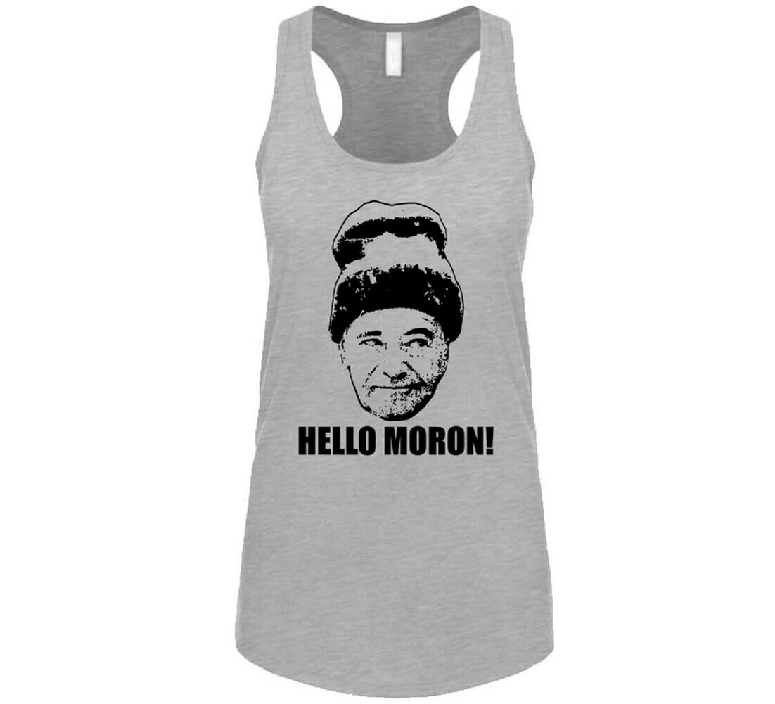 Grumpy Old Men Quote Hello Moron T Shirt gallery
