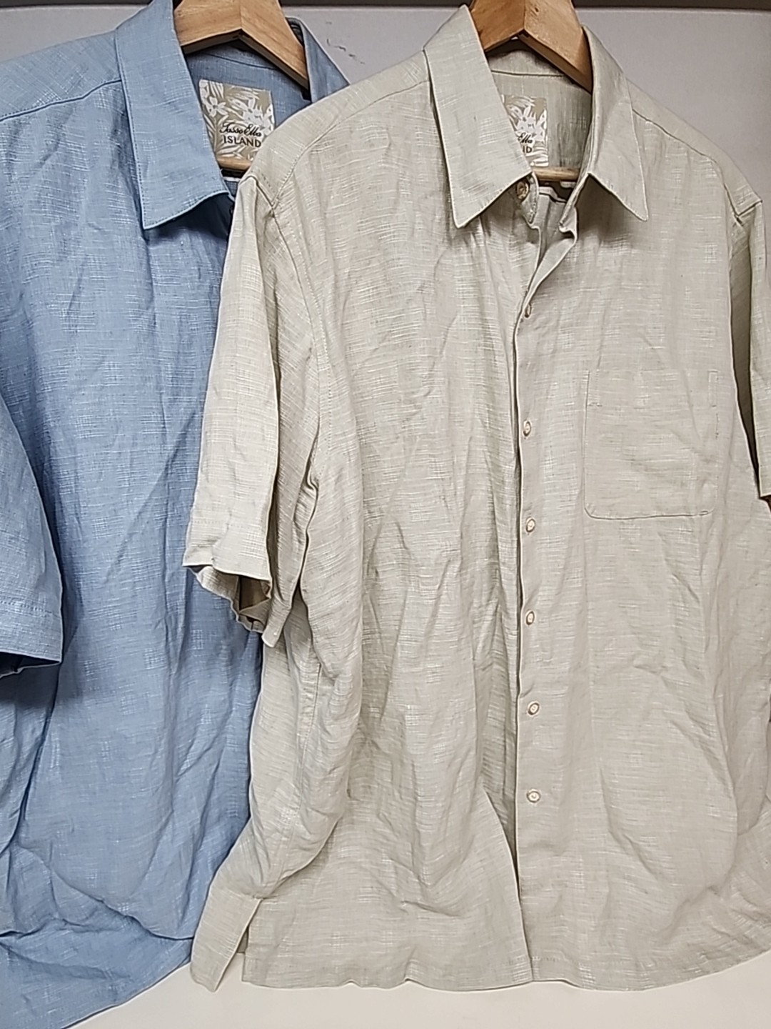 Tasso Elba Island - Teal Polo T-Shirt - Mens XL Lot Of 2 75% Silk 25% Linen gallery