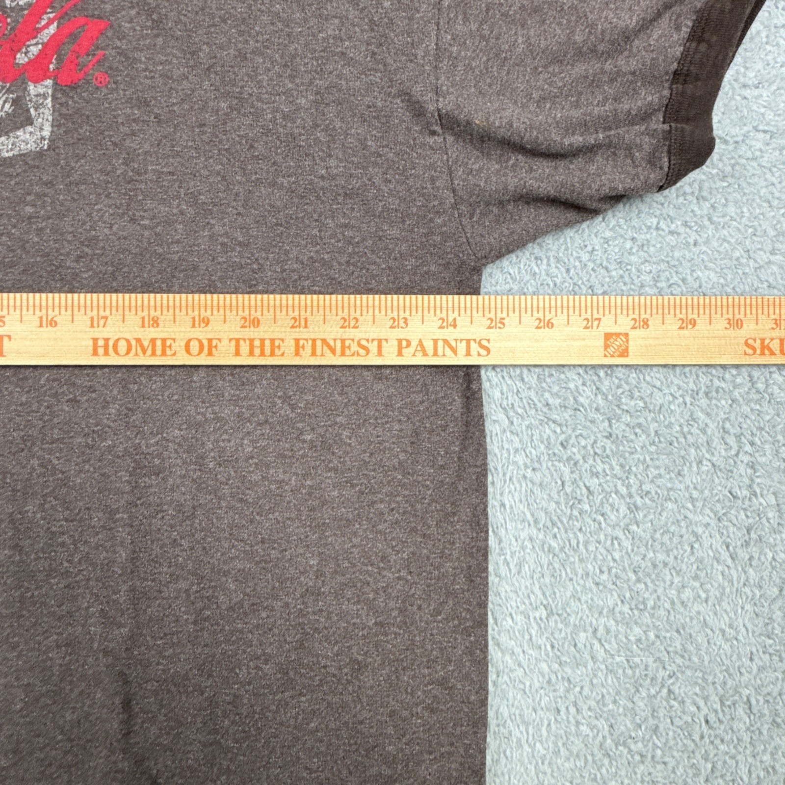 Coca Cola Ringer t-shirt BROWN Red Logo Men's SZ XXL 2X Bottles Retro COKE SODA gallery