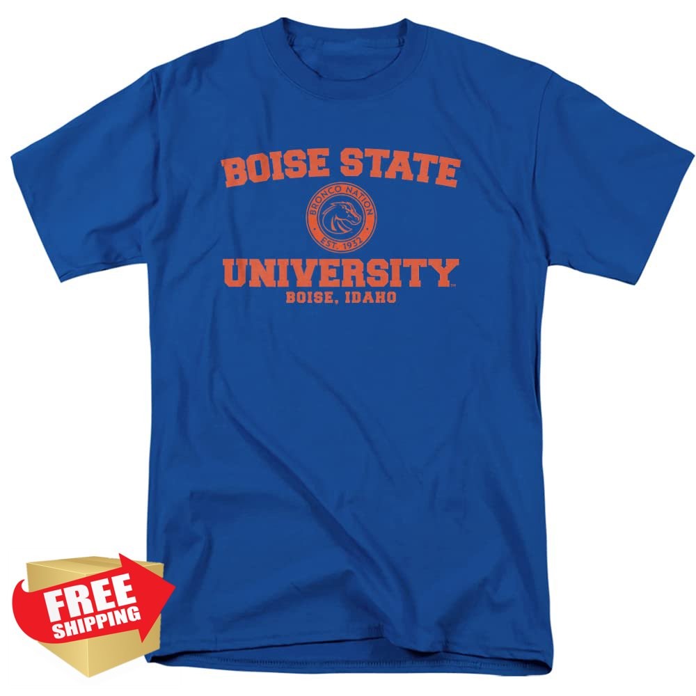 LOGOVISION Collegiate Distressed Circle Logo Unisex Cotton T-Shirt gallery