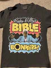 The Righteous Gemstones Baby Billy’s Bible Bonkers Shirt Size Large HBO