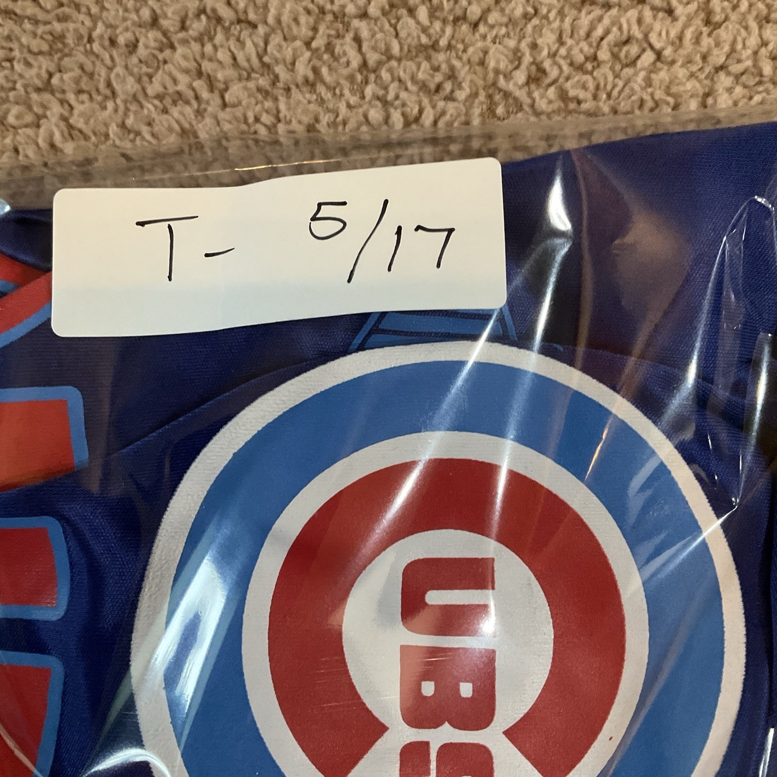 Chicago Cubs T Shirt Jersey Men's Size 4XL Blue MLB Genuine Baseball Sports gallery