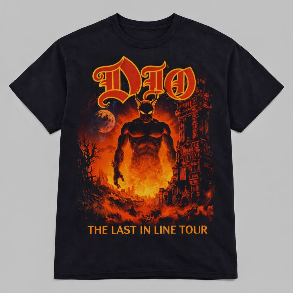 Heavy Metal T-Shirt Black Vintage Band Style Tour Style Graphic Unisex Gift gallery