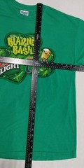 Vintage Coors Light Blarney Bash Gildan Green TShirt St Patrick’s Day Men’s XL