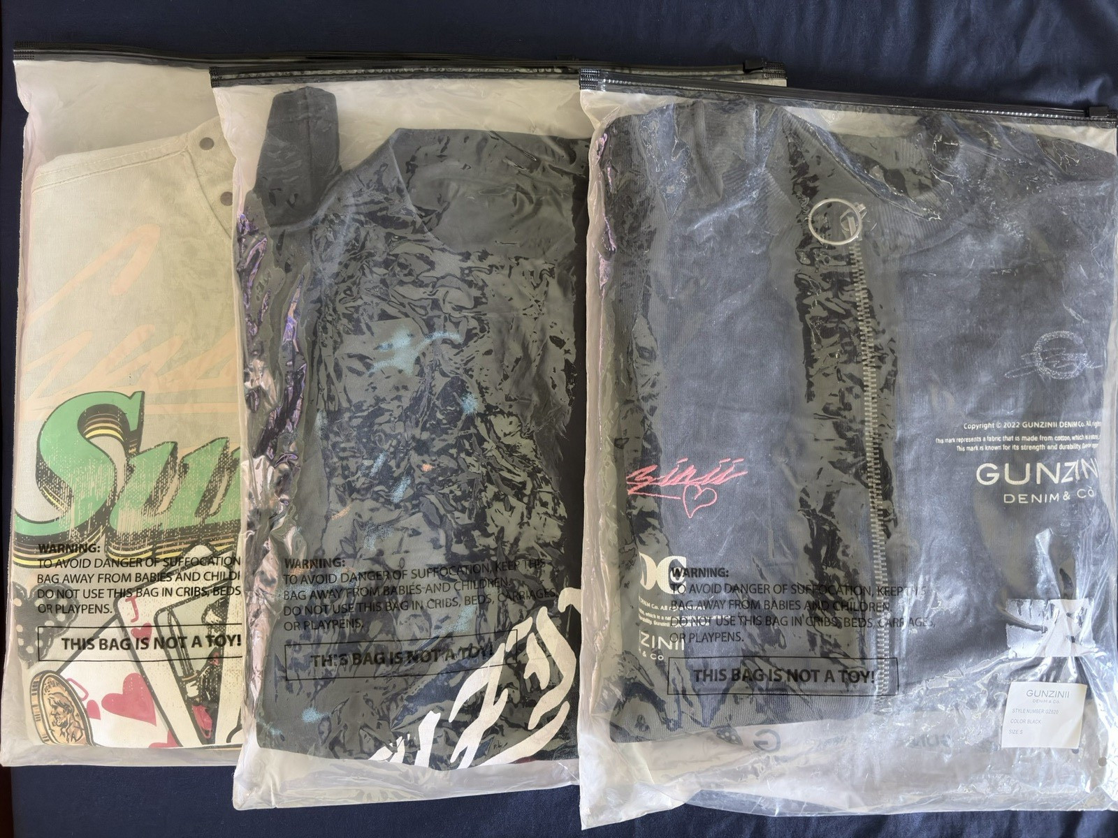 Gunzinii Zip Up and Shirts Bundle gallery