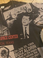 Vintage 90s Johnson Space Center Houston Texas JFK NASA Space City AOP Size XL