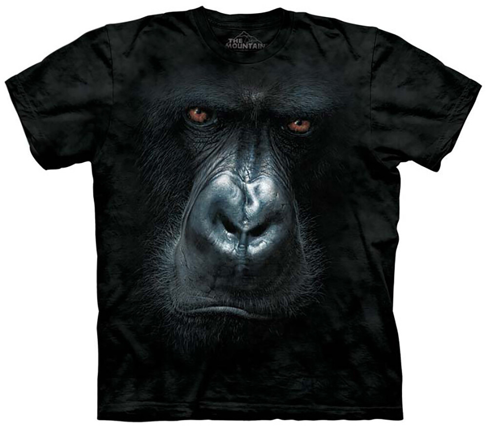 The Mountain T-Shirt In The Mist Gorilla Face Ape Tie Dye Shirt Tee