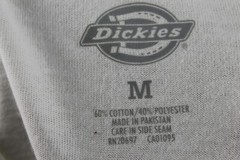 Lot of 2 Dickies Performance Features Moisture Wicking Tee Sz M: Black & White