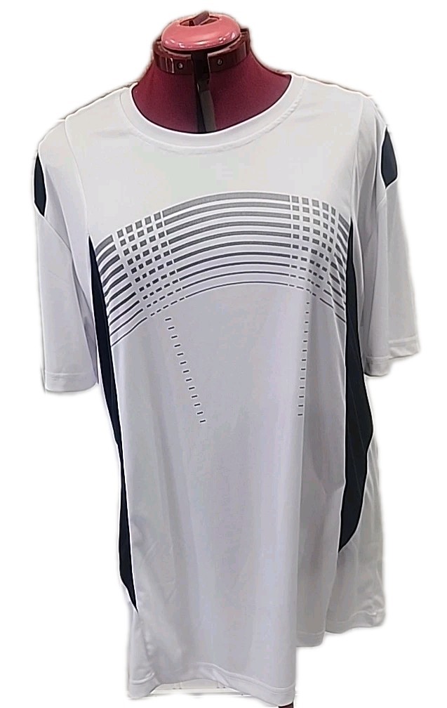 Men's Quick-Dry Sport Running Performance Gym Workout Two Tone T-shirt 3XL [94] gallery