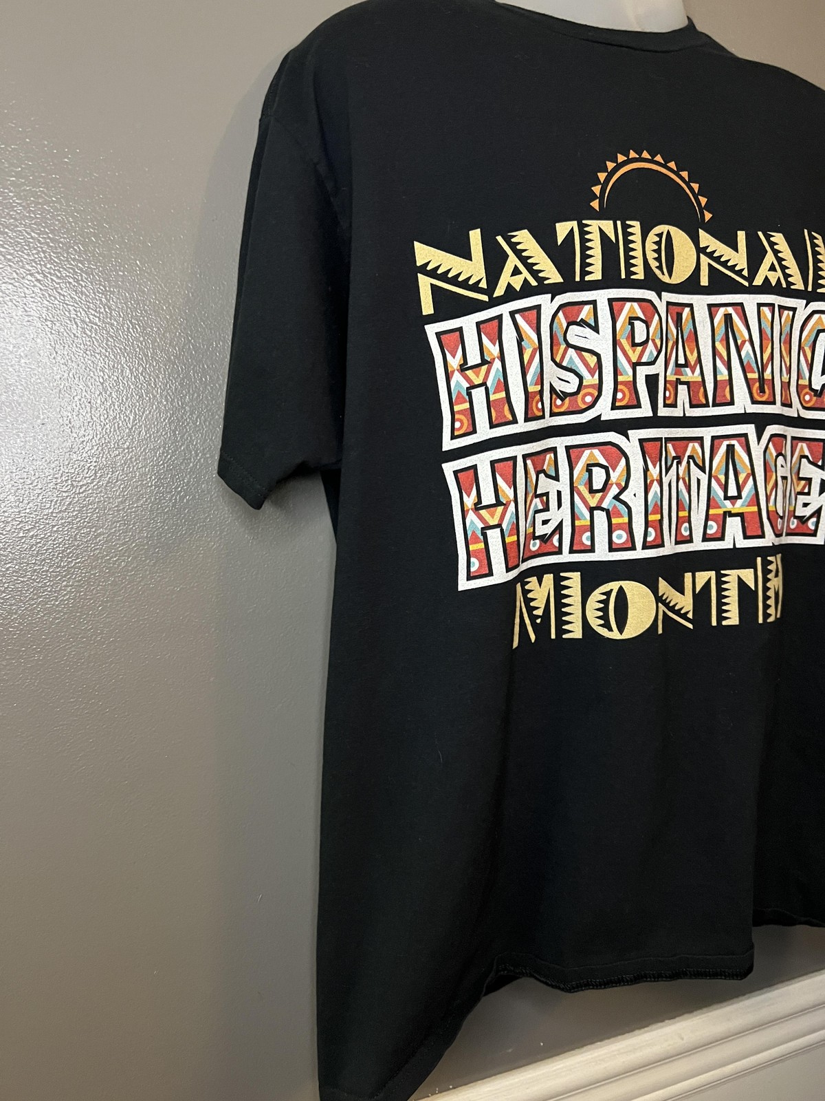 National Hispanic Heritage Month Shirt Mens XL Black Port & Company Graphic Tee gallery