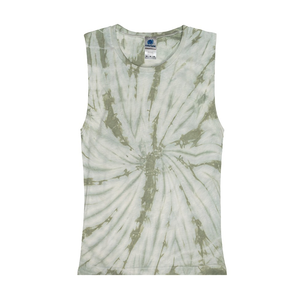 Multi-Color Tie Dye Muscle Tank Tops Sleeveless Adult XS to XXL Cotton gallery