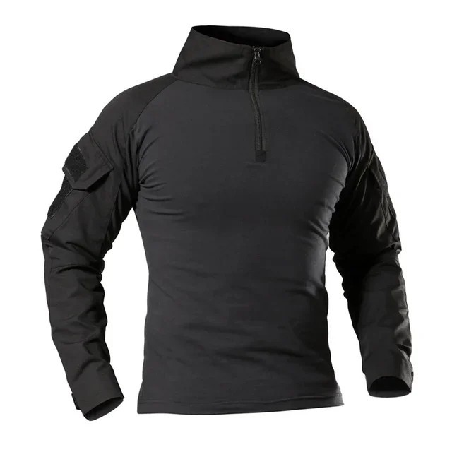 Tactical Combat Shirt Men Army Military Camo Long Sleeve Airsoft Hunting gallery